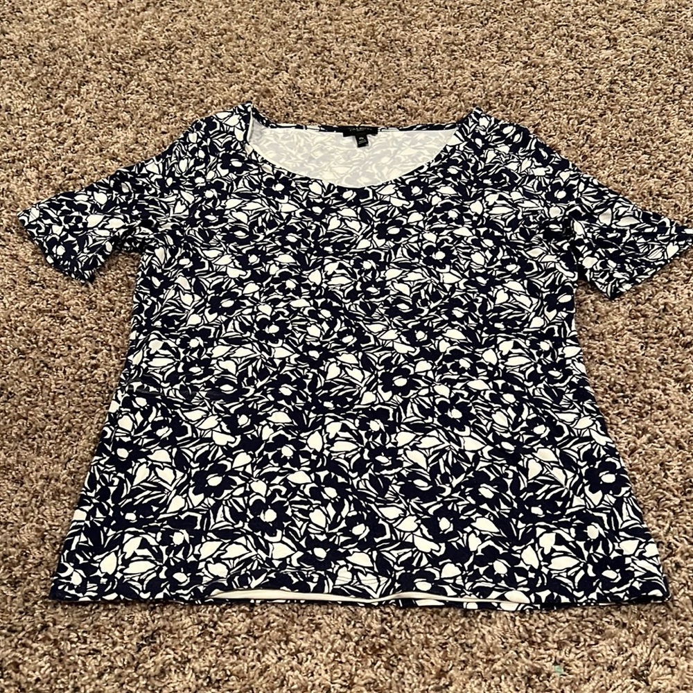 Talbots 1/4 sleeve t shirt